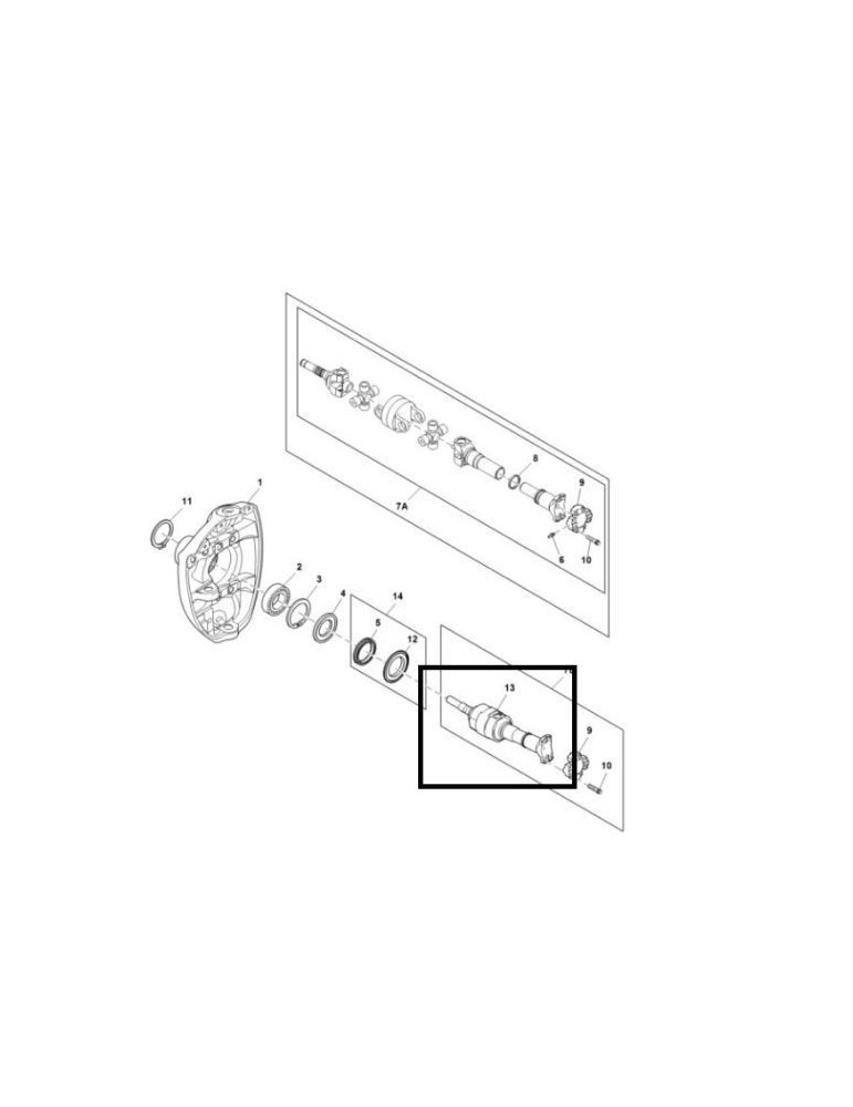 John Deere Ax Planetara RE574236
