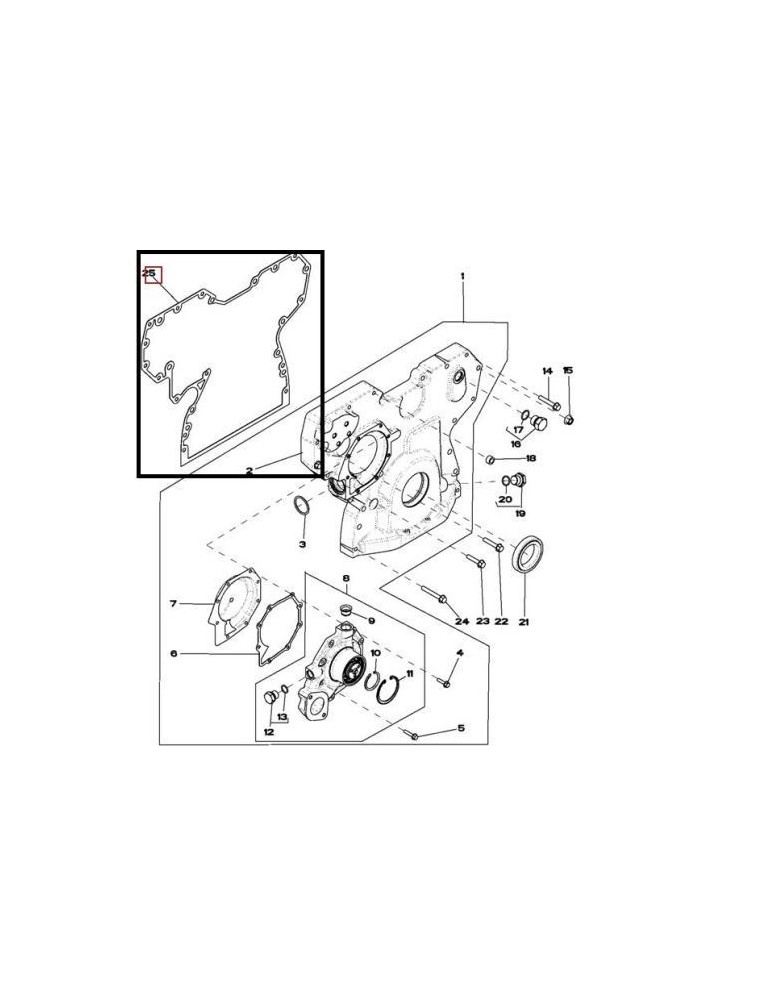 John Deere Garnitura R526944