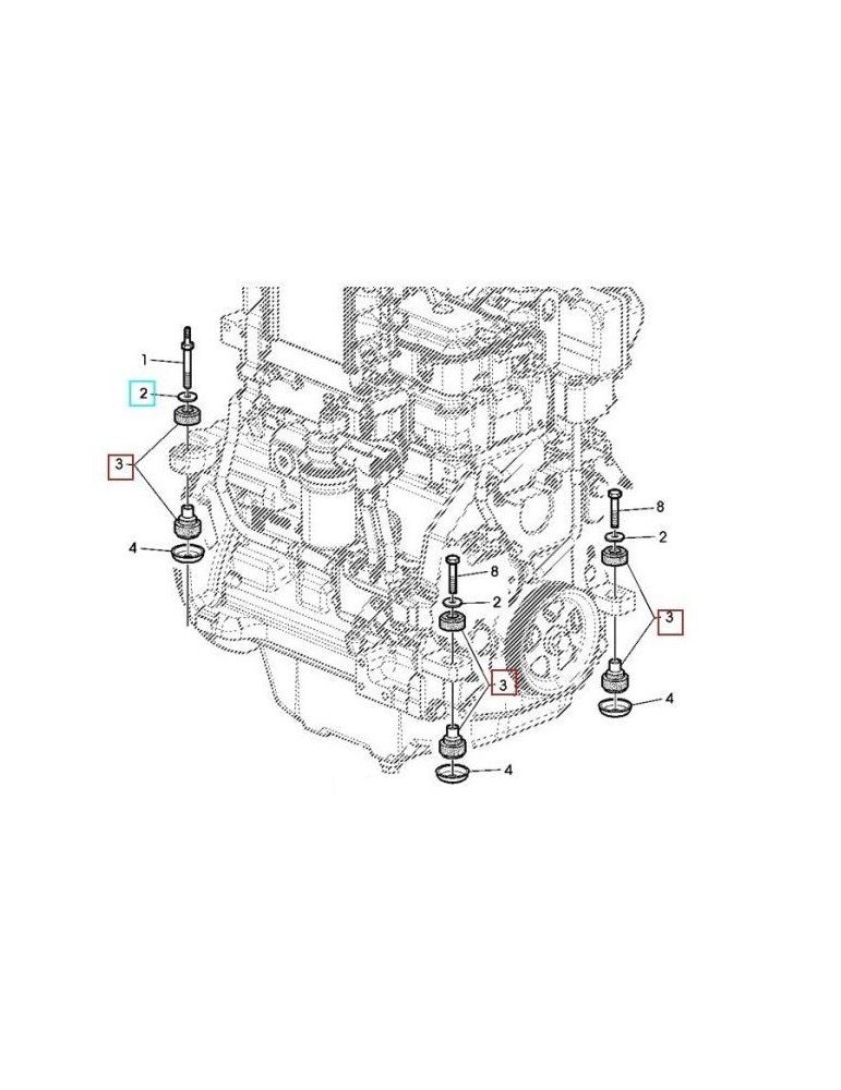 John Deere Tampon Motor AL161468