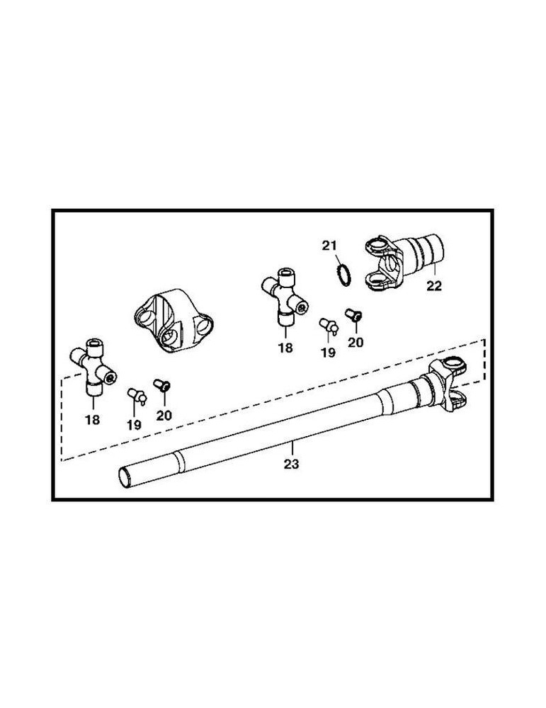 John Deere Ax Planetara RE250838