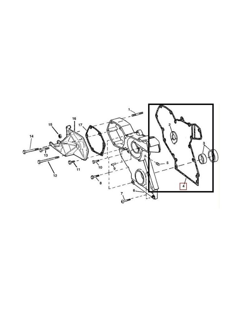 John Deere Garnitura R119384