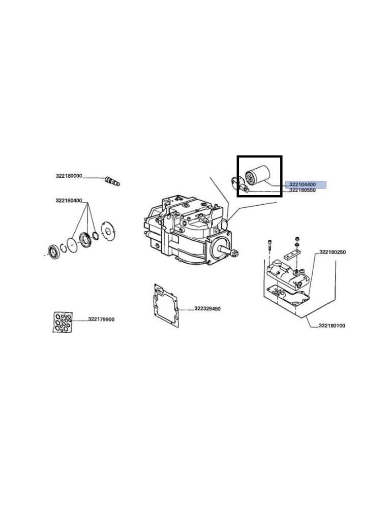Laverda Filtru Ulei Hidraulic 003221044000 98-047511