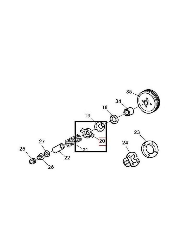 John Deere Cuplaj H101677
