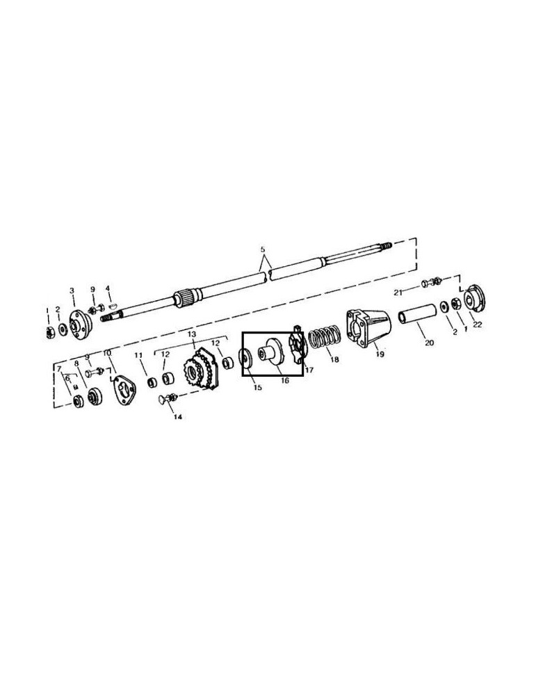 John Deere Butuc H101678