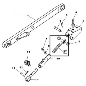 John Deere Rotula Stabilizator DE18855