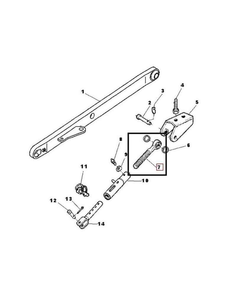 John Deere Rotula Stabilizator DE18855