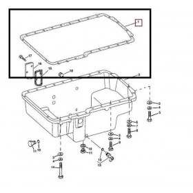 John Deere Garnitura Baie Ulei R520583