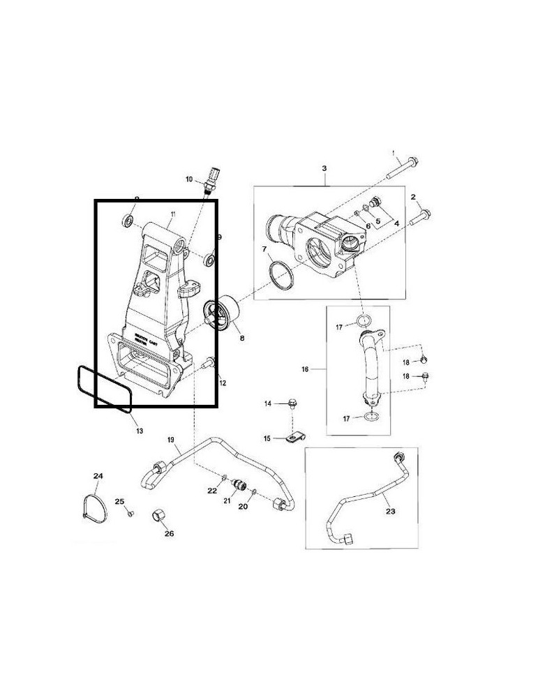 John Deere Carcasa R537181
