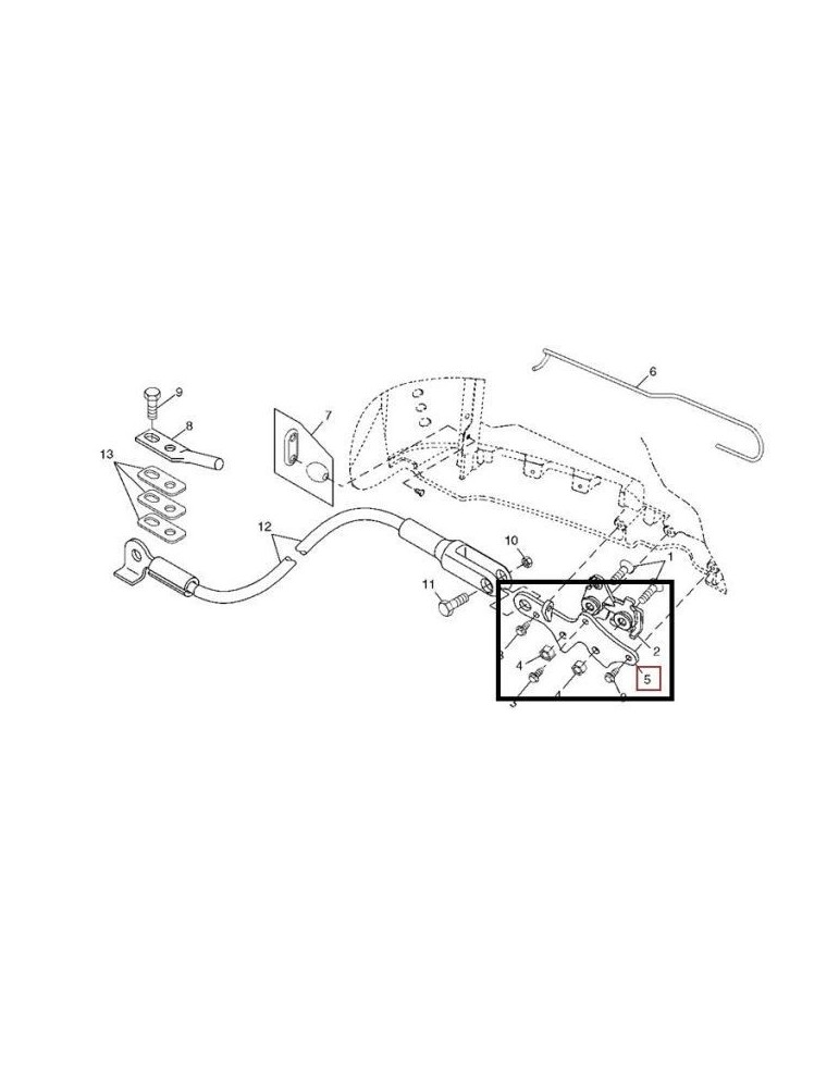 John Deere Suport Capota R196763