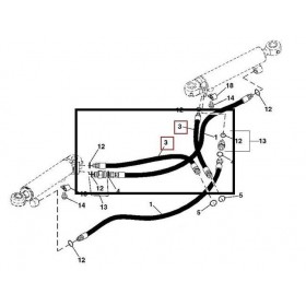 John Deere Conducta Hidraulica RE204690