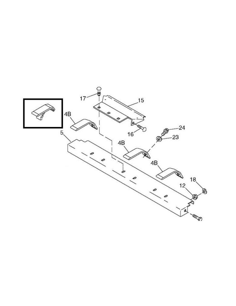 John Deere Suport H148187