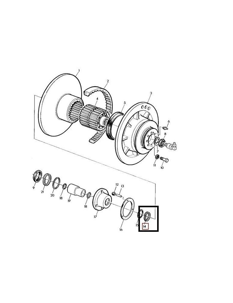 John Deere Inel Z42029