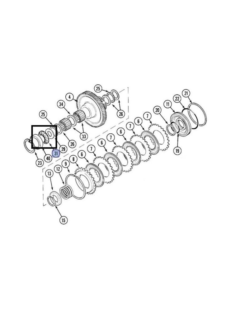 Case IH Rulment 1345711C1 47947287