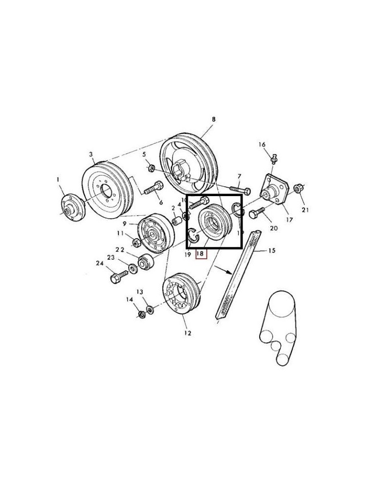 John Deere Rola H164254