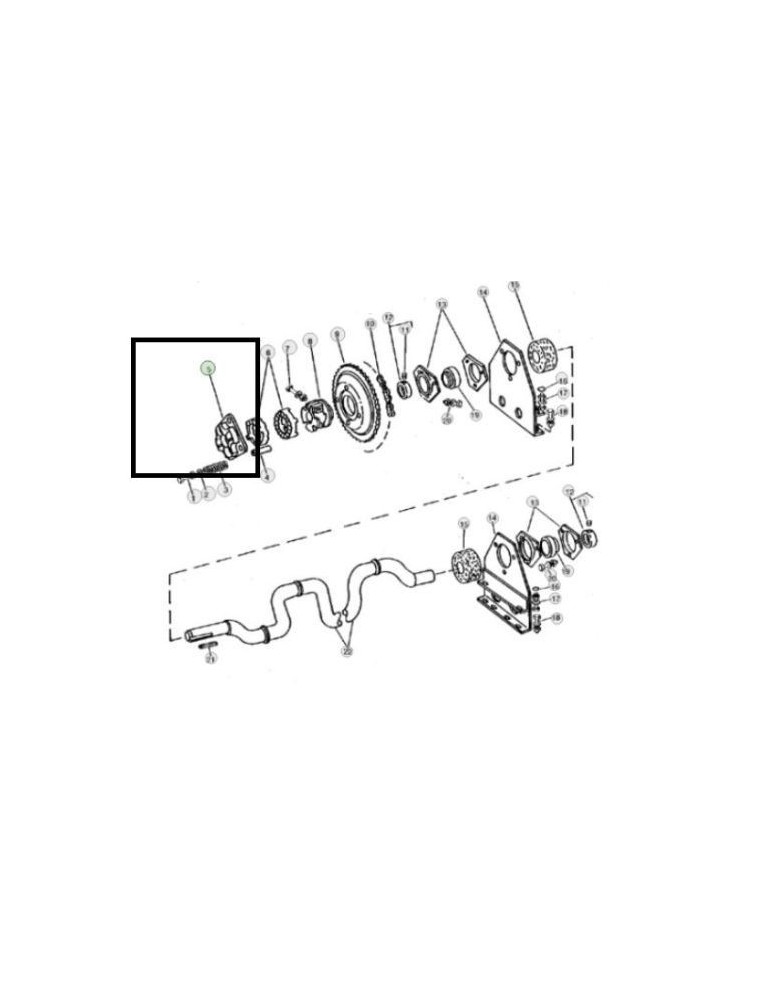 John Deere Carcasa H89525