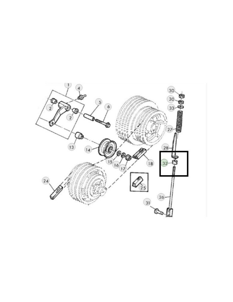 John Deere Bucsa H129207