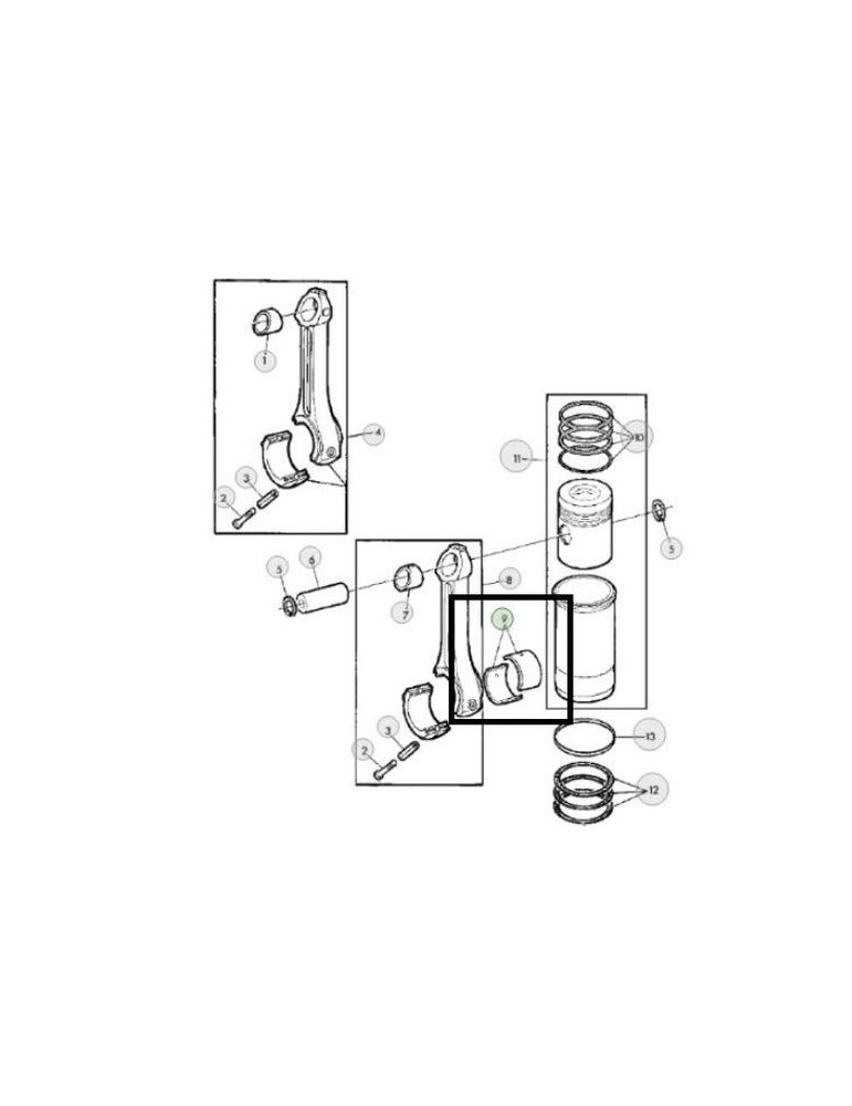 John Deere Cuzinet Biela R1 AR73278