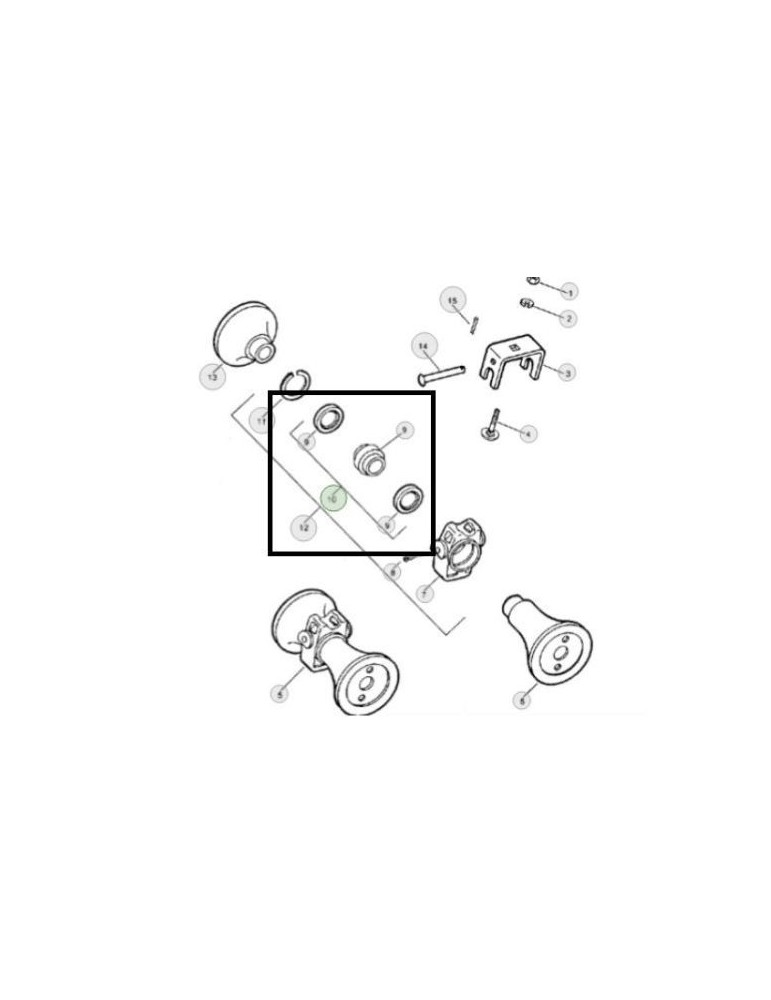 John Deere Rulment AK33797