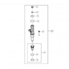 John Deere Injector RE533608
