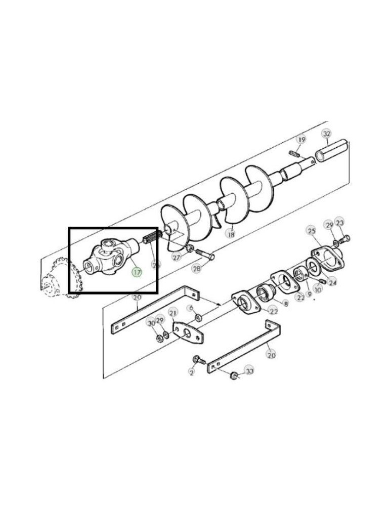 John Deere Articulatie AZ32797