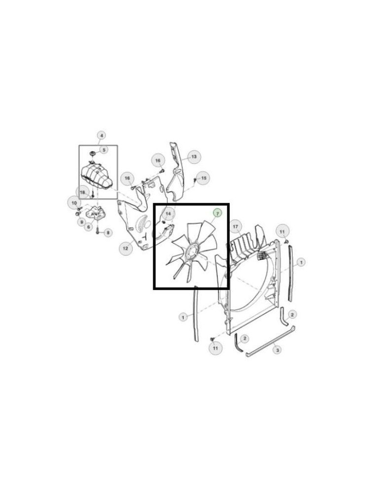 John Deere Paleti Ventilator AT208006