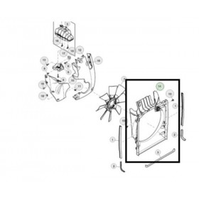 John Deere Difuzor RE564866