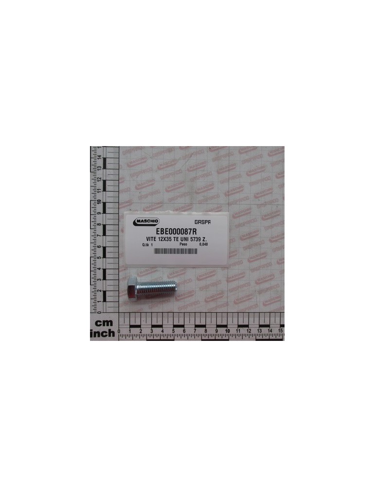 SCREW 12X35 TE UNI 5739 Z.