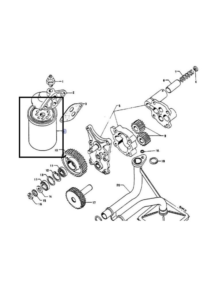 Case IH Filtru Ulei Motor 3136459R91
