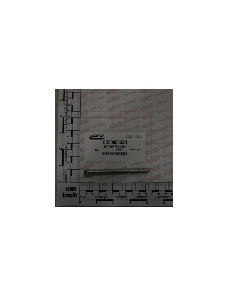 SCREW M 8X100