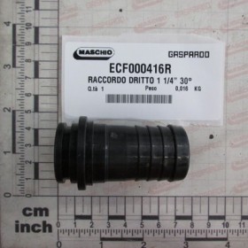 STRAIGHT FITTING 1 1/4\" 30Â°