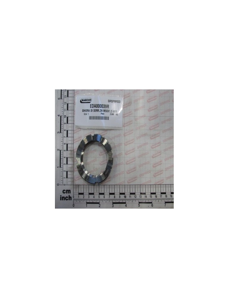 SELF LOCKING NUT ZN M50X1,5 H1