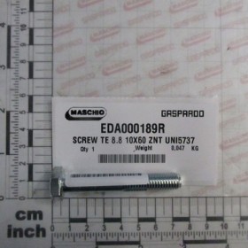 SCREW TE 8.8 10X60 ZNT UNI5737