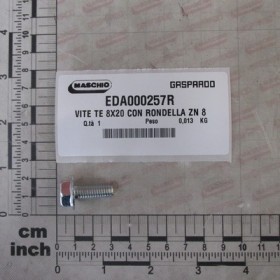 SCREW TE 8X20 WITH WASHER ZN 8
