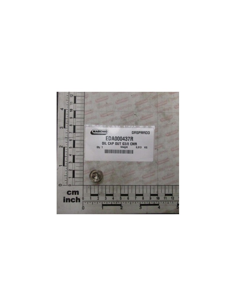 OIL CAP OUT G3/8 CMR