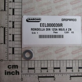 WASHER DIN 125A M8/8,4 ZN