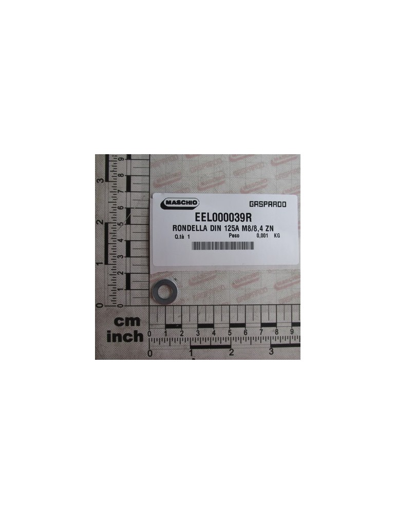 WASHER DIN 125A M8/8,4 ZN