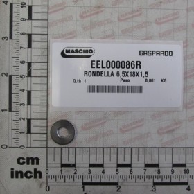 WASHER 6,5X18X1,5