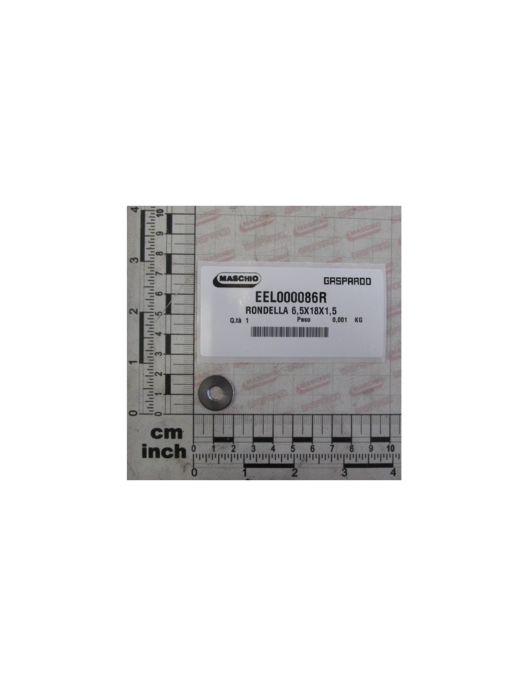 WASHER 6,5X18X1,5
