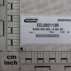 NUT DIN 985-8 M4 ZN