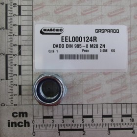 NUT DIN 985-8 M20 ZN