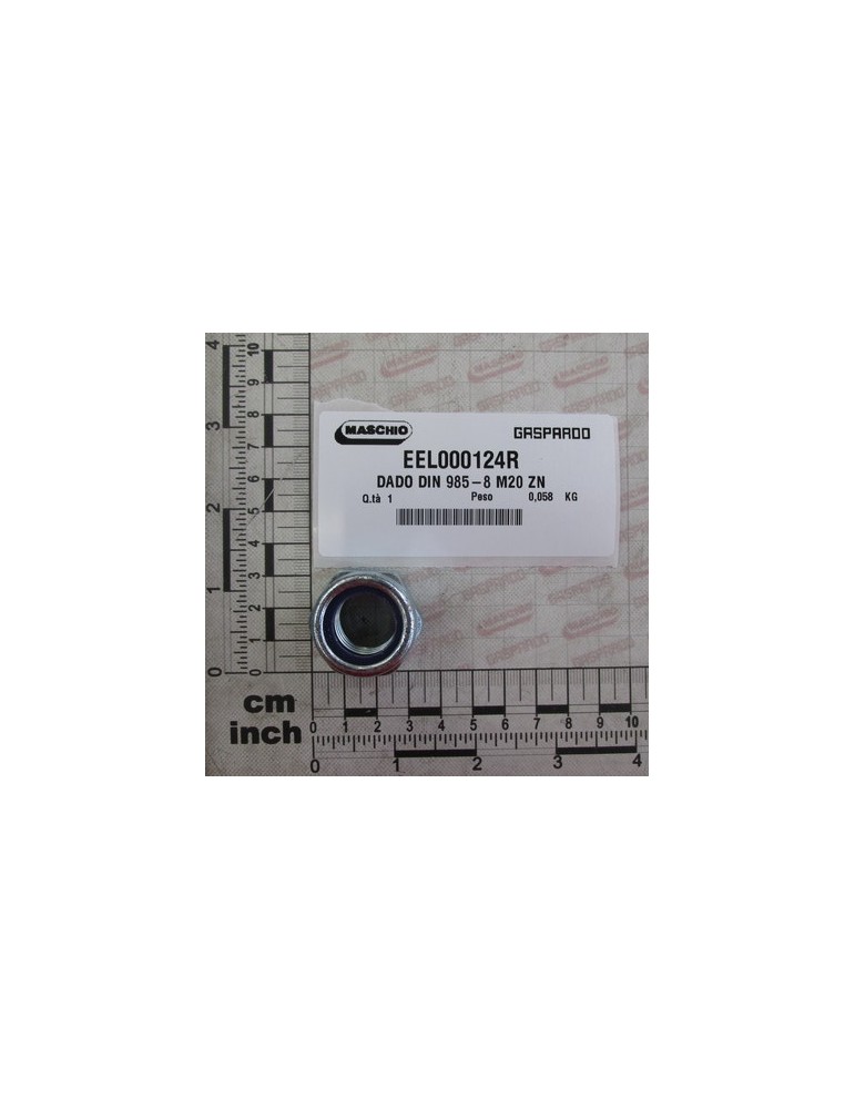 NUT DIN 985-8 M20 ZN