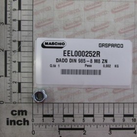 NUT DIN 985-8 M8 ZN