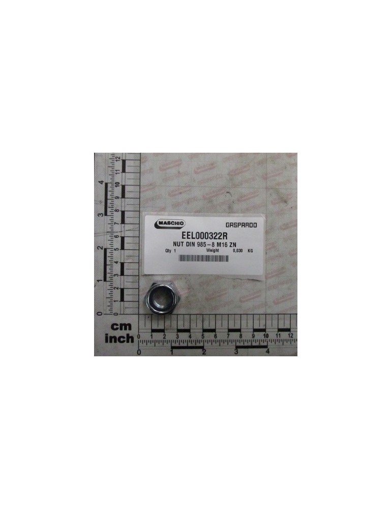 NUT DIN 985-8 M16 ZN