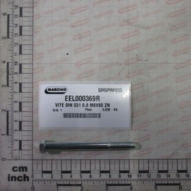 SCREW DIN 931 8.8 M8X90 ZN