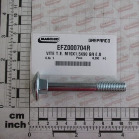 SCREW T.E. M10X1.5X90 GR 8.8