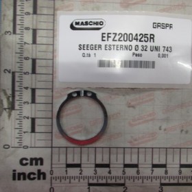 EXTERNAL SEEGER Ã 32 UNI 7435