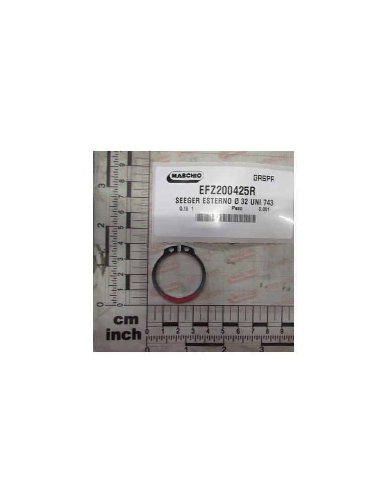 EXTERNAL SEEGER Ã 32 UNI 7435