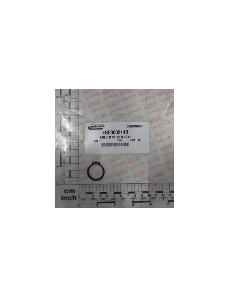 SEEGER RING 22X1