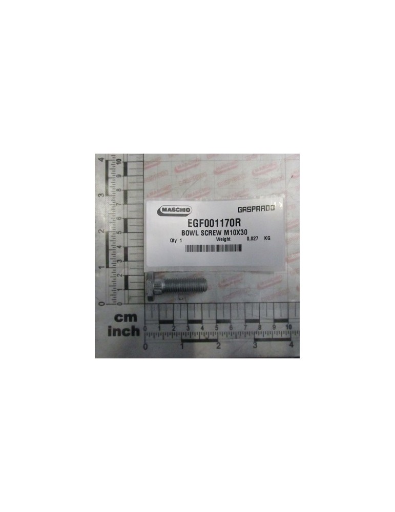 BOWL SCREW M10X30