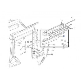 New Holland Placa Din Otel 9811564